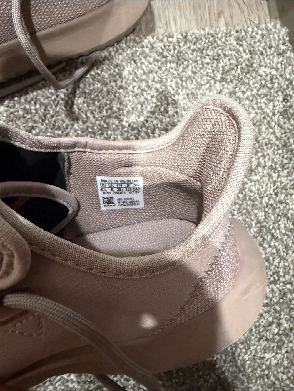 adidas Women's Light Pink Athletic Sneakers